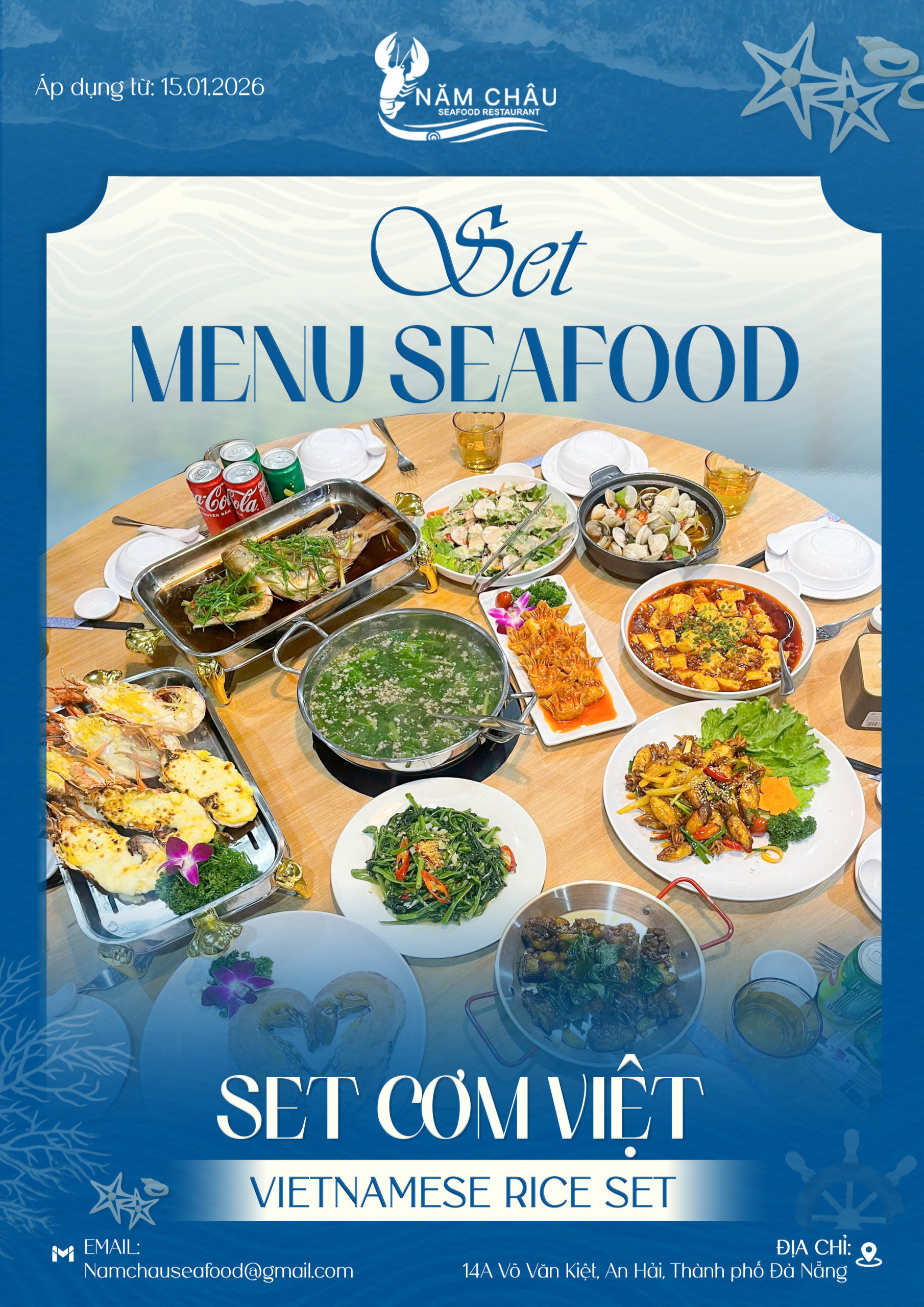 Set Menu Cơm Việt tại Năm Châu
